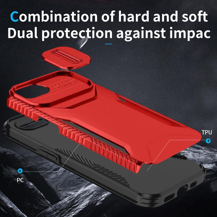 For iPhone 17e / 16e Sliding Camshield Phone Case