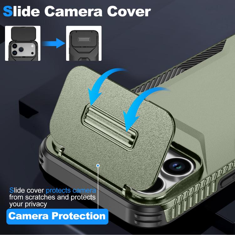 For iPhone 17 Pro Max Sliding Camshield Phone Case