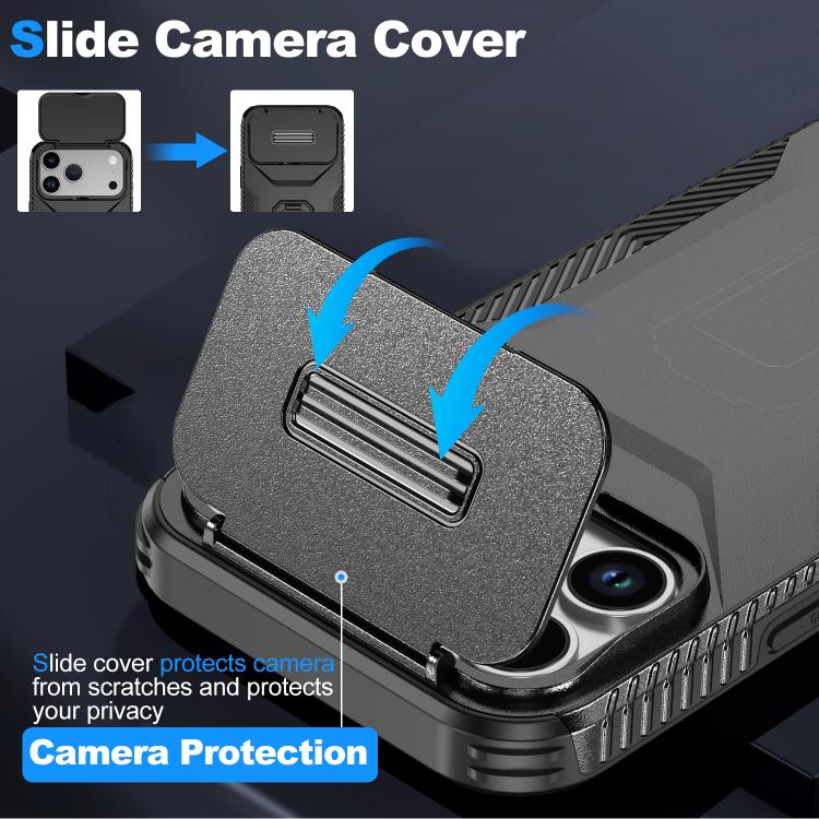 For iPhone 17 Pro Max Sliding Camshield Phone Case