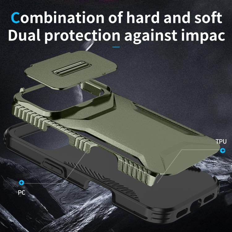 For iPhone 17 Pro Sliding Camshield Phone Case