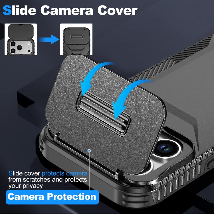 For iPhone 17 Pro Sliding Camshield Phone Case