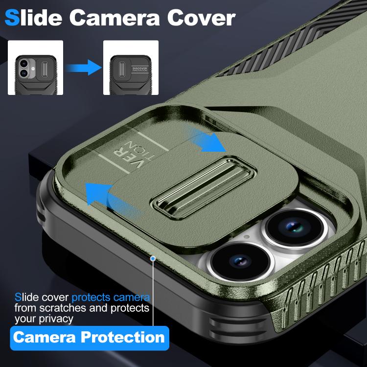 For iPhone 17 Sliding Camshield Phone Case