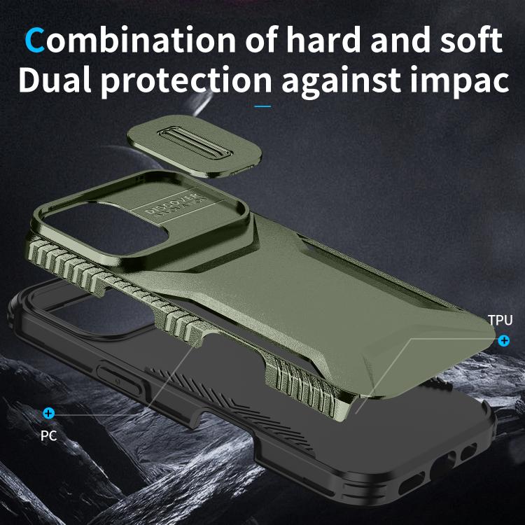 For iPhone 17 Sliding Camshield Phone Case