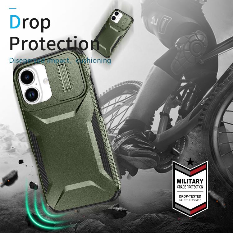For iPhone 17 Sliding Camshield Phone Case