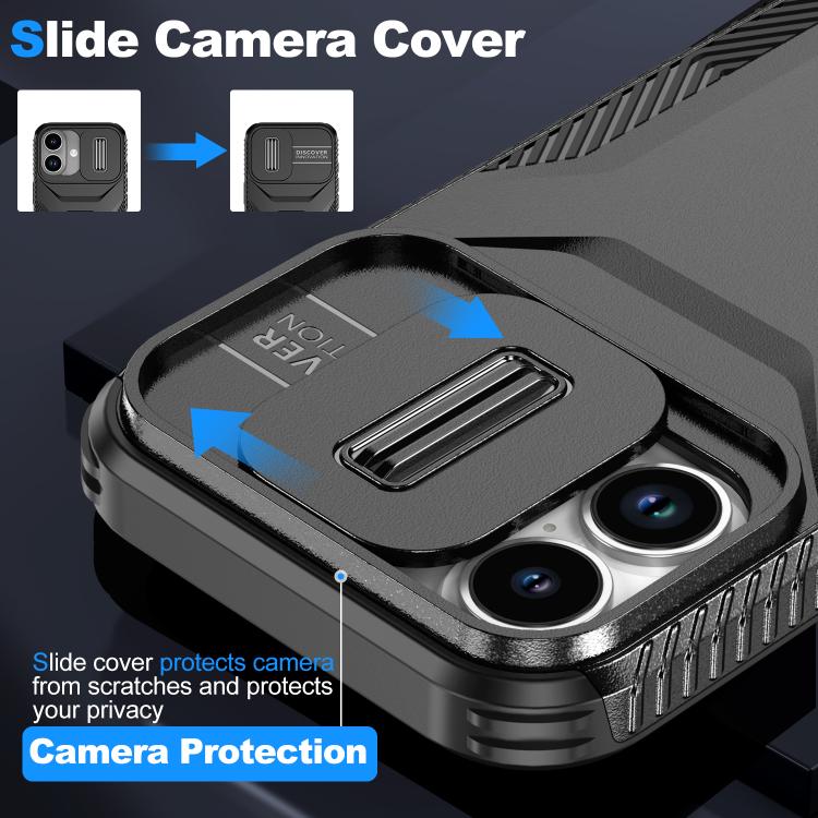 For iPhone 17 Sliding Camshield Phone Case