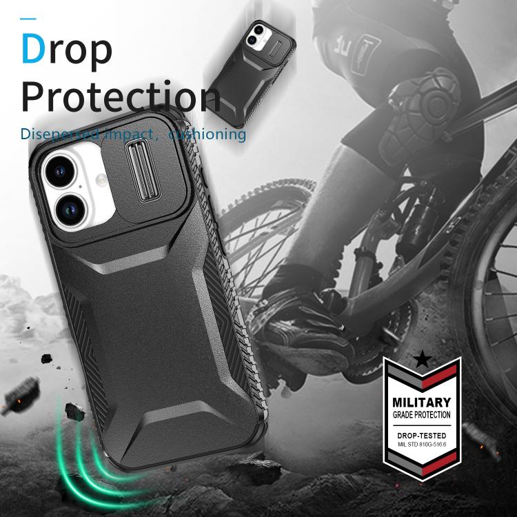 For iPhone 17 Sliding Camshield Phone Case