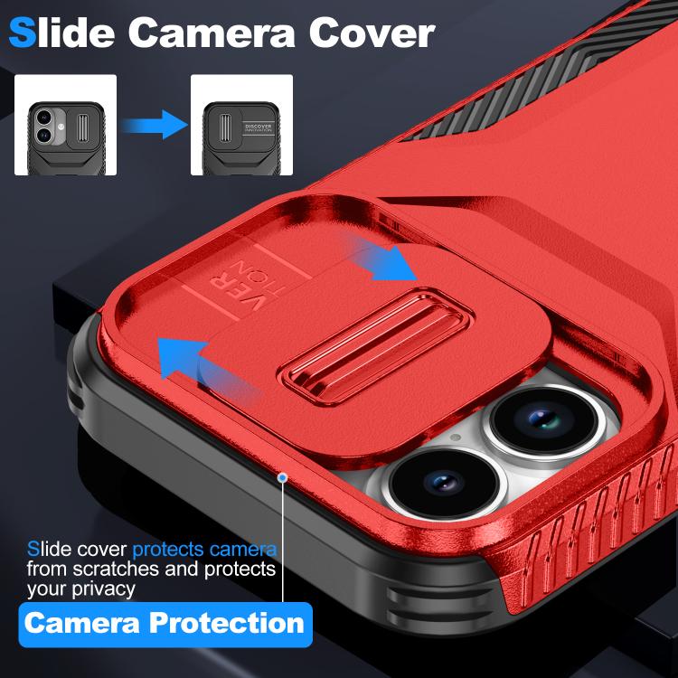 For iPhone 17 Sliding Camshield Phone Case