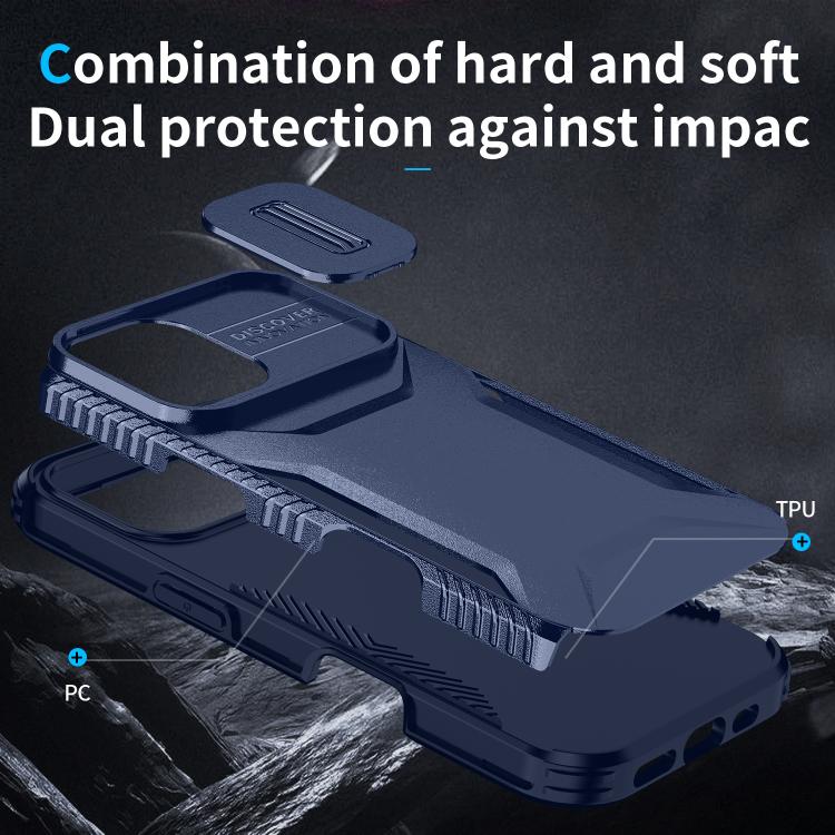 For iPhone 17 Sliding Camshield Phone Case