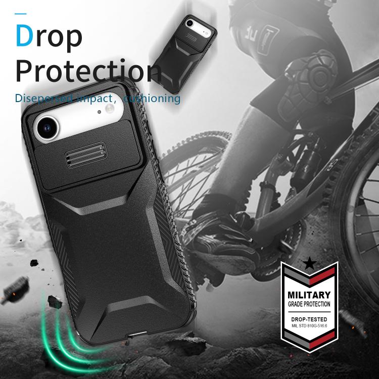 For iPhone Air Sliding Camshield Phone Case