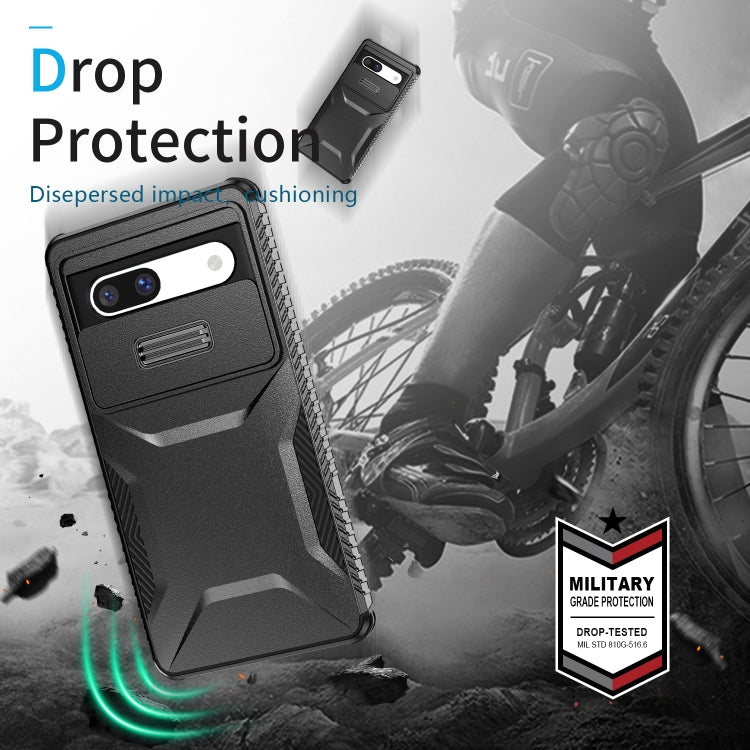 For Google Pixel 7a Sliding Camshield Phone Case