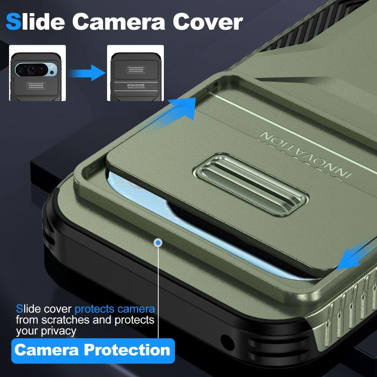 For Google Pixel 10 Pro / 10 / 9 Pro Sliding Camshield Phone Case