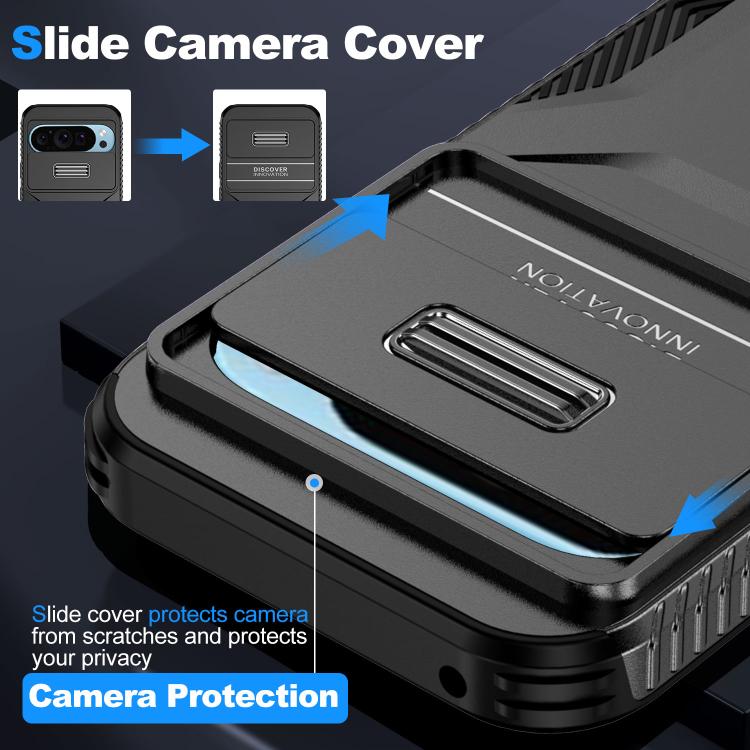 For Google Pixel 10 Pro / 10 / 9 Pro Sliding Camshield Phone Case