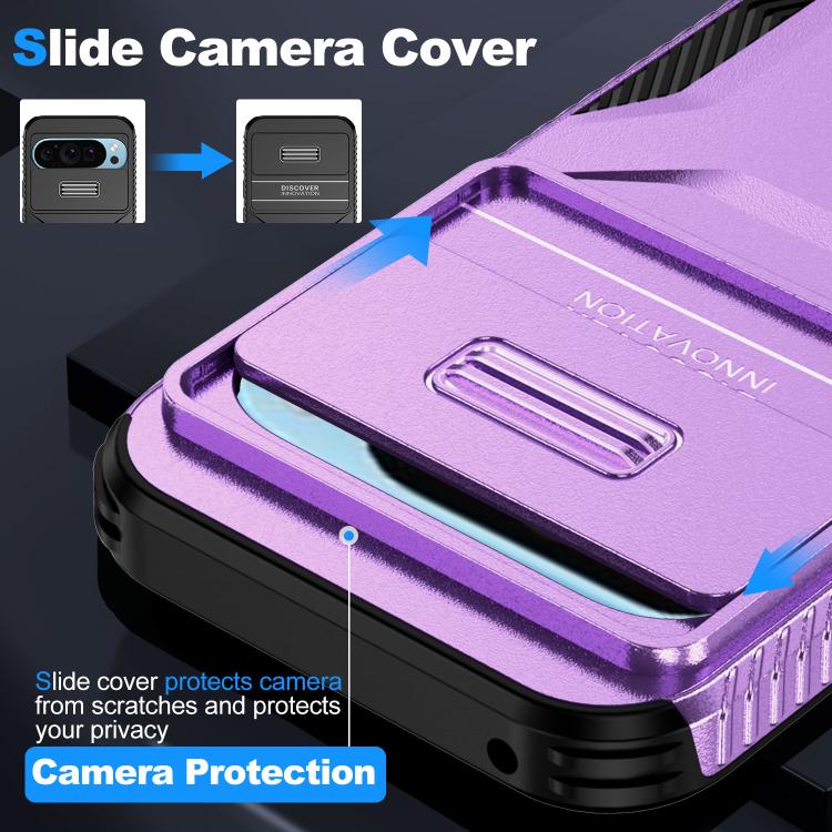 For Google Pixel 10 Pro / 10 / 9 Pro Sliding Camshield Phone Case