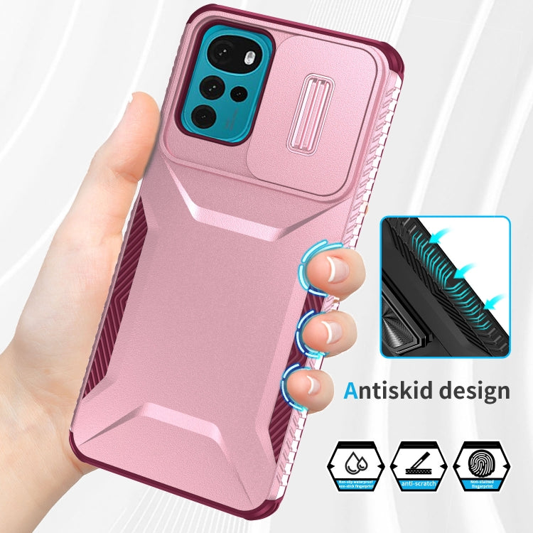 For Motorola Moto G22 2024 Sliding Camshield Phone Case
