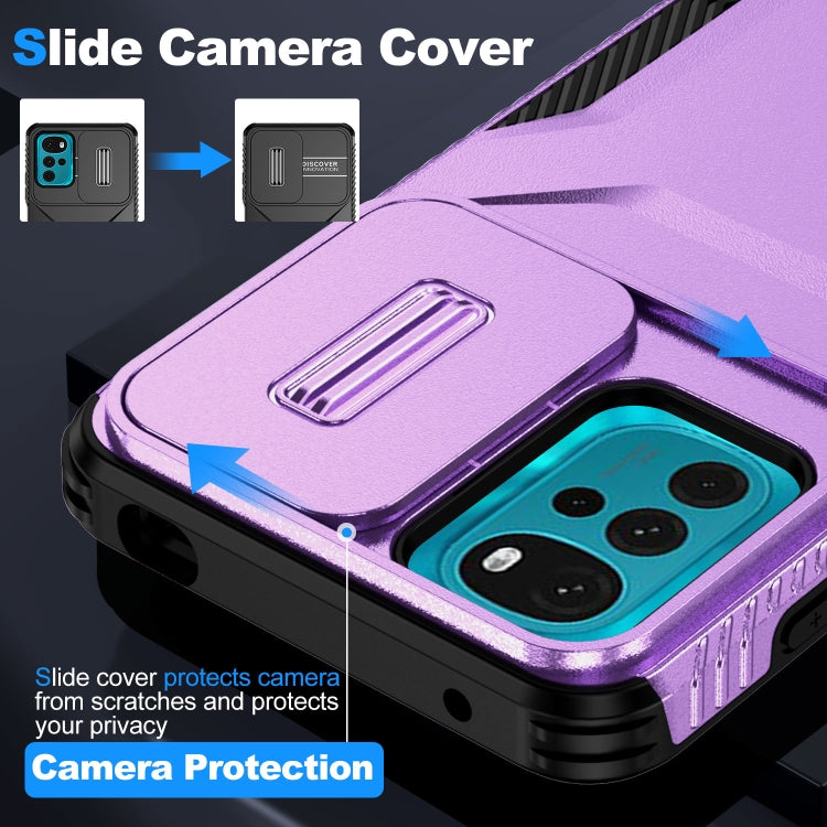 For Motorola Moto G22 2024 Sliding Camshield Phone Case