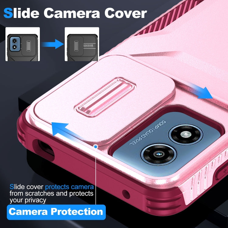 For Motorola Moto G Play 4G 2024 Sliding Camshield Phone Case