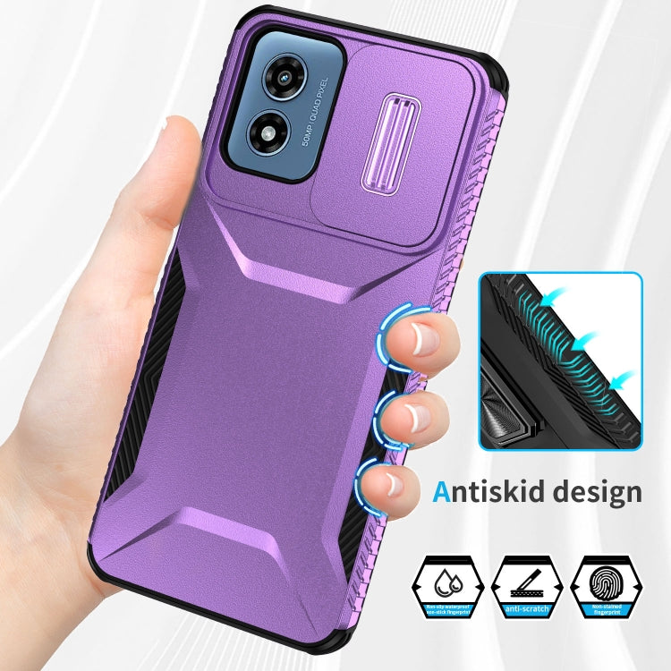 For Motorola Moto G Play 4G 2024 Sliding Camshield Phone Case
