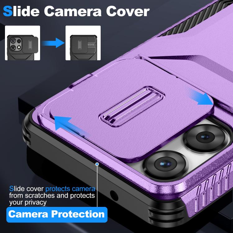 For Motorola Moto G Play 5G 2025 Sliding Camshield Phone Case