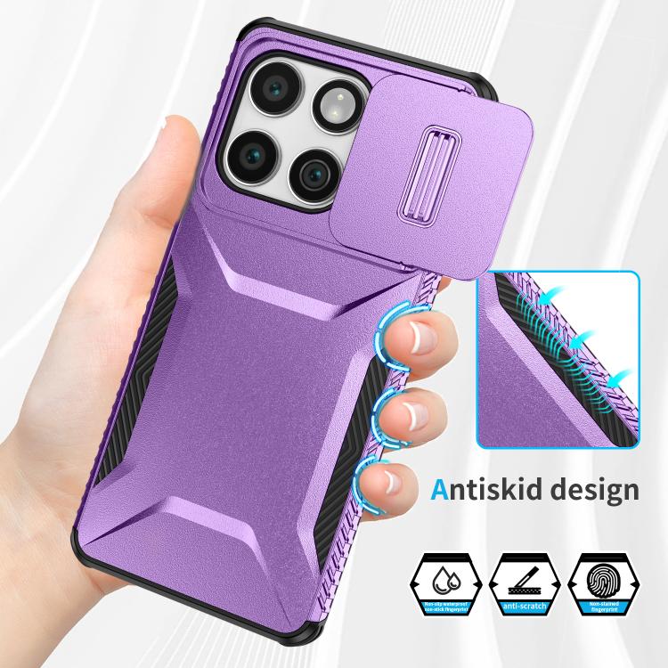 For Motorola Edge 5G 2025 Sliding Camshield Phone Case