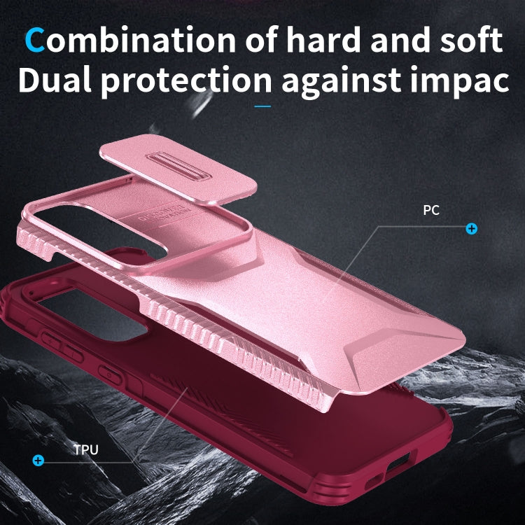 For Samsung Galaxy A55 5G Sliding Camshield Phone Case