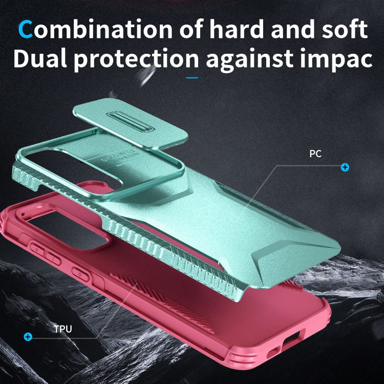 For Samsung Galaxy A55 5G Sliding Camshield Phone Case