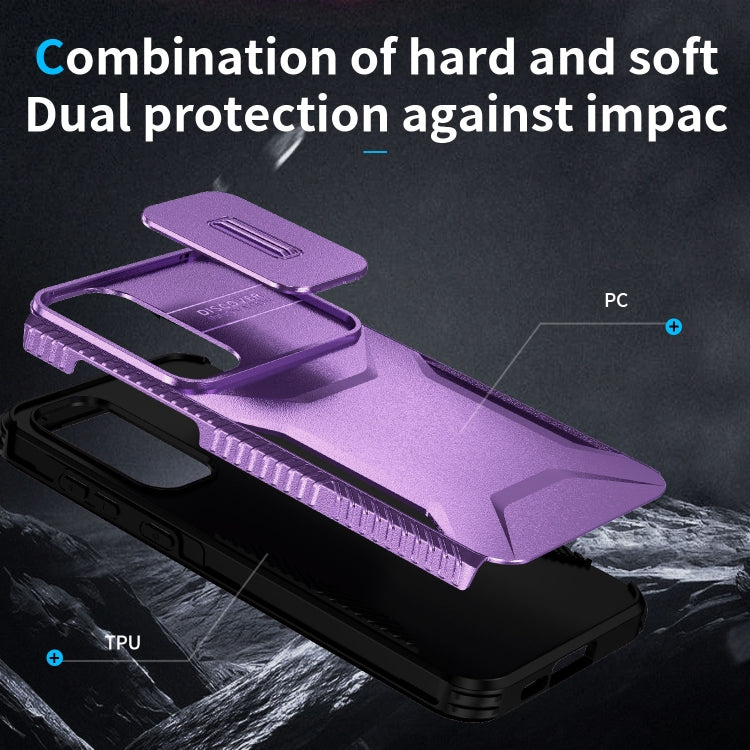 For Samsung Galaxy A55 5G Sliding Camshield Phone Case