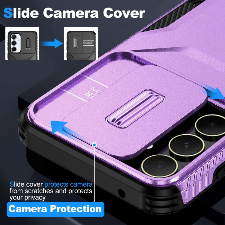 For Samsung Galaxy A55 5G Sliding Camshield Phone Case