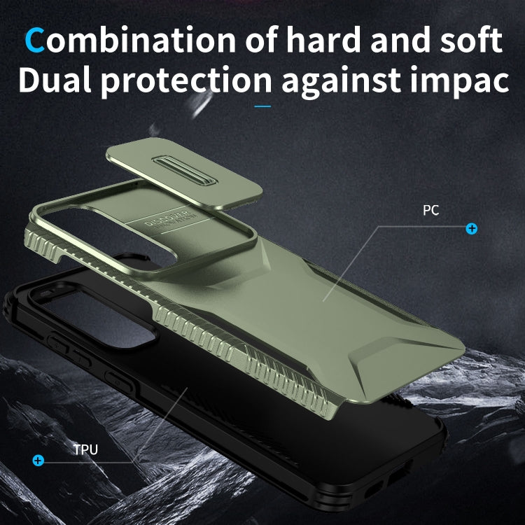 For Samsung Galaxy S25+ 5G / S24+ 5G Sliding Camshield Phone Case