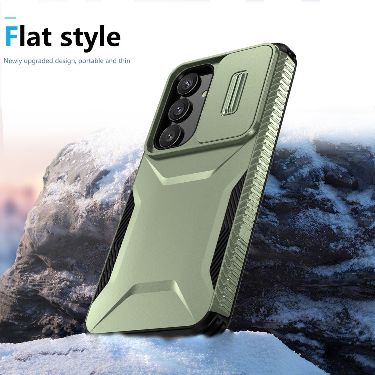 For Samsung Galaxy S25+ 5G / S24+ 5G Sliding Camshield Phone Case