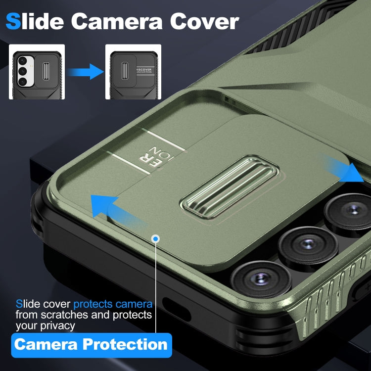 For Samsung Galaxy S25+ 5G / S24+ 5G Sliding Camshield Phone Case
