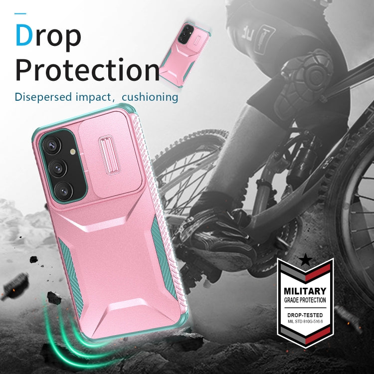 For Samsung Galaxy S25+ 5G / S24+ 5G Sliding Camshield Phone Case