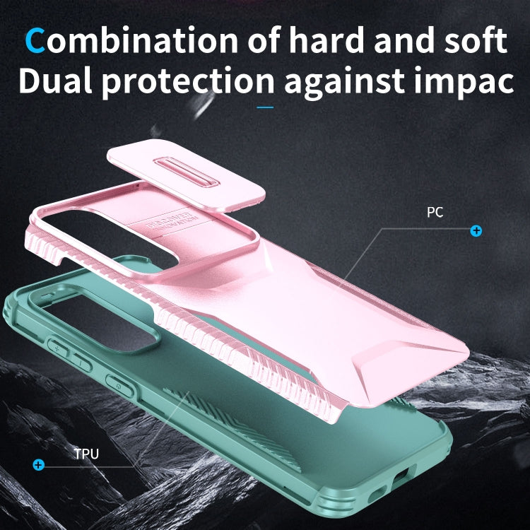 For Samsung Galaxy S25+ 5G / S24+ 5G Sliding Camshield Phone Case