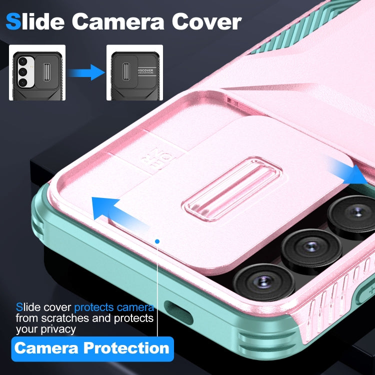 For Samsung Galaxy S25+ 5G / S24+ 5G Sliding Camshield Phone Case