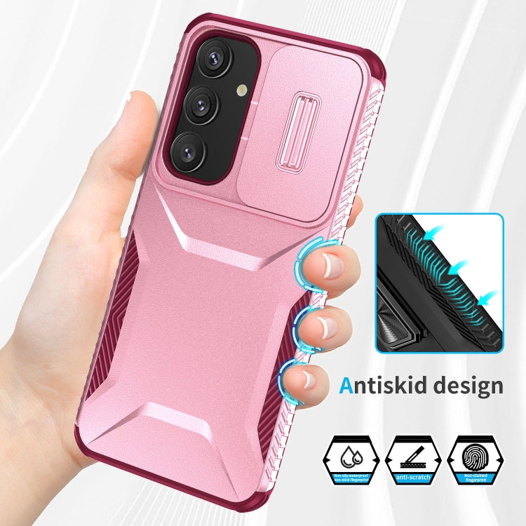 For Samsung Galaxy S25+ 5G / S24+ 5G Sliding Camshield Phone Case