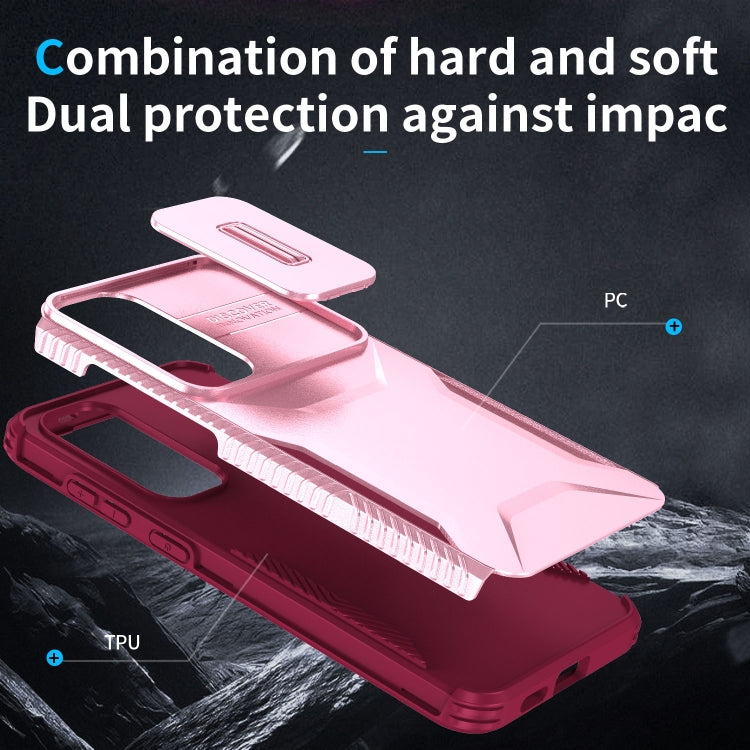 For Samsung Galaxy S25+ 5G / S24+ 5G Sliding Camshield Phone Case