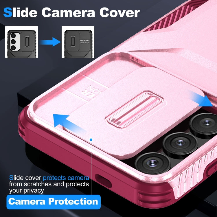 For Samsung Galaxy S25+ 5G / S24+ 5G Sliding Camshield Phone Case