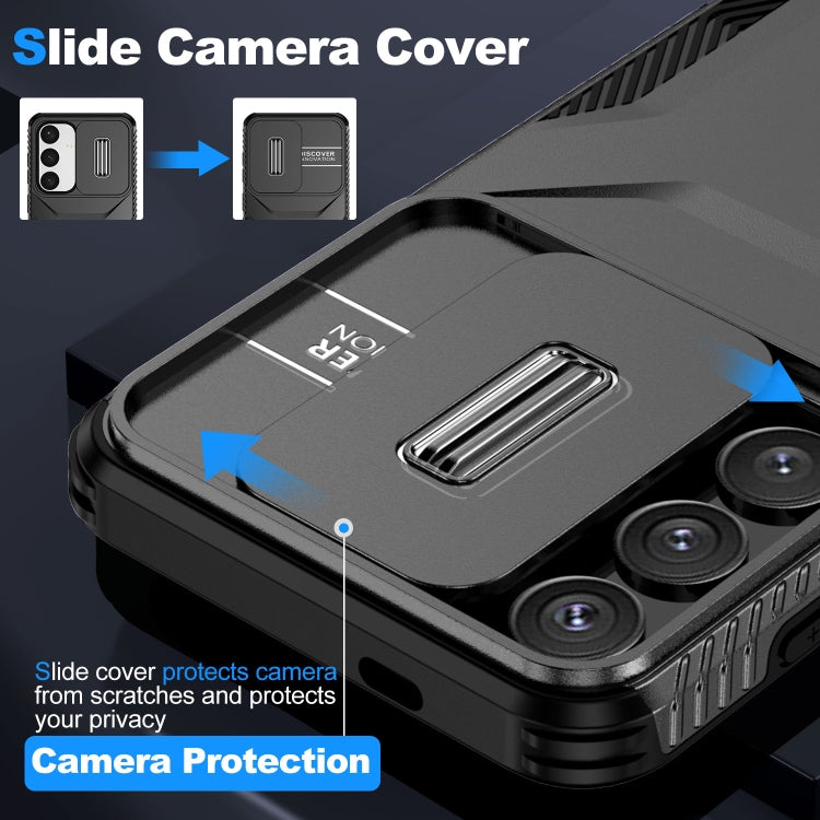 For Samsung Galaxy S25+ 5G / S24+ 5G Sliding Camshield Phone Case