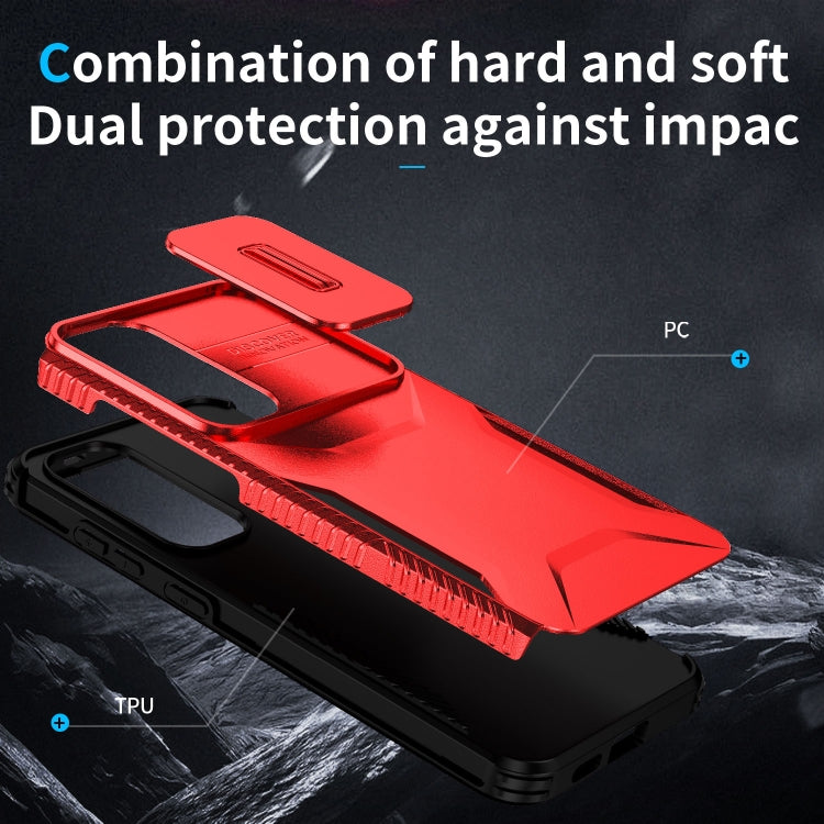 For Samsung Galaxy S25+ 5G / S24+ 5G Sliding Camshield Phone Case