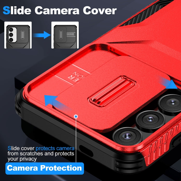 For Samsung Galaxy S25+ 5G / S24+ 5G Sliding Camshield Phone Case