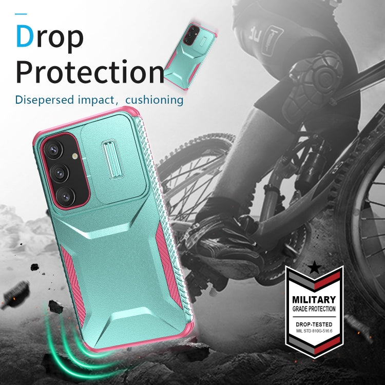 For Samsung Galaxy S25+ 5G / S24+ 5G Sliding Camshield Phone Case