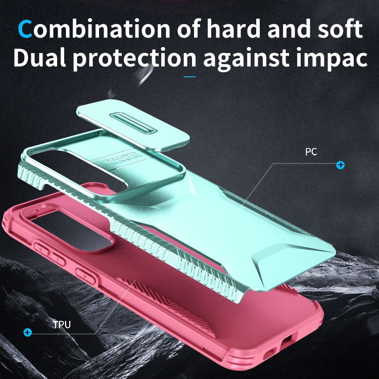 For Samsung Galaxy S25+ 5G / S24+ 5G Sliding Camshield Phone Case