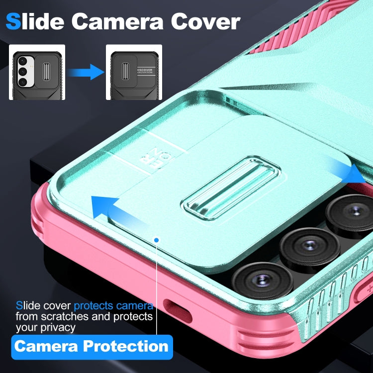 For Samsung Galaxy S25+ 5G / S24+ 5G Sliding Camshield Phone Case