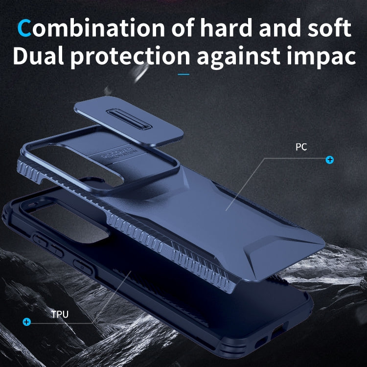 For Samsung Galaxy S25+ 5G / S24+ 5G Sliding Camshield Phone Case