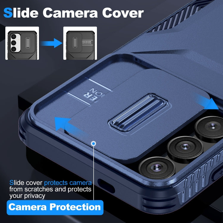 For Samsung Galaxy S25+ 5G / S24+ 5G Sliding Camshield Phone Case