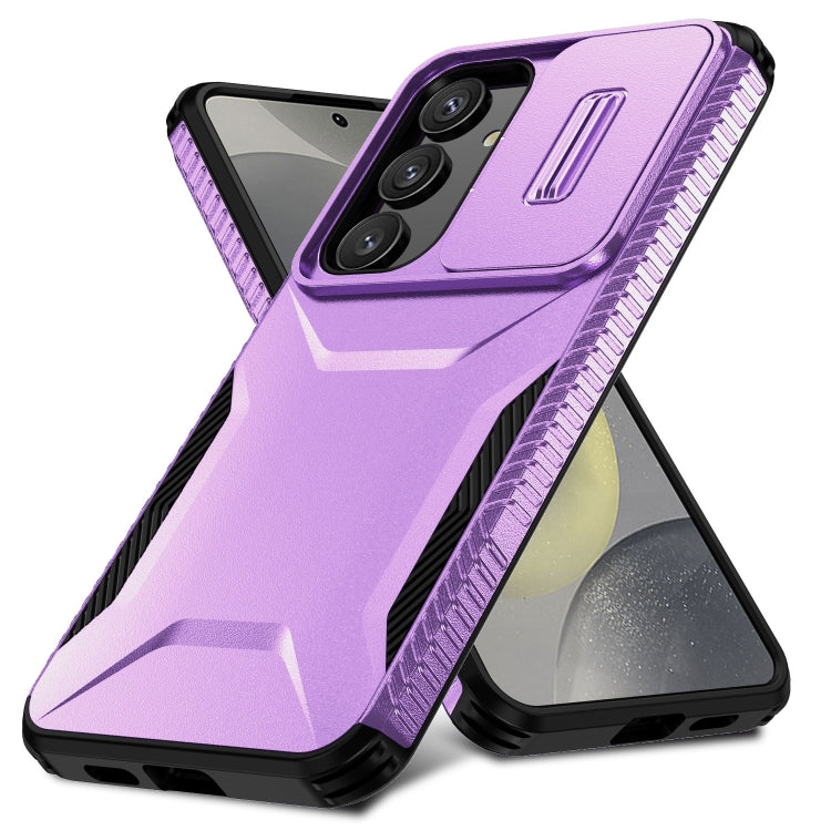 For Samsung Galaxy S25+ 5G / S24+ 5G Sliding Camshield Phone Case
