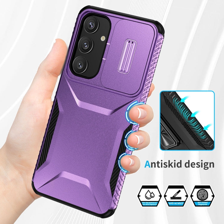 For Samsung Galaxy S25+ 5G / S24+ 5G Sliding Camshield Phone Case