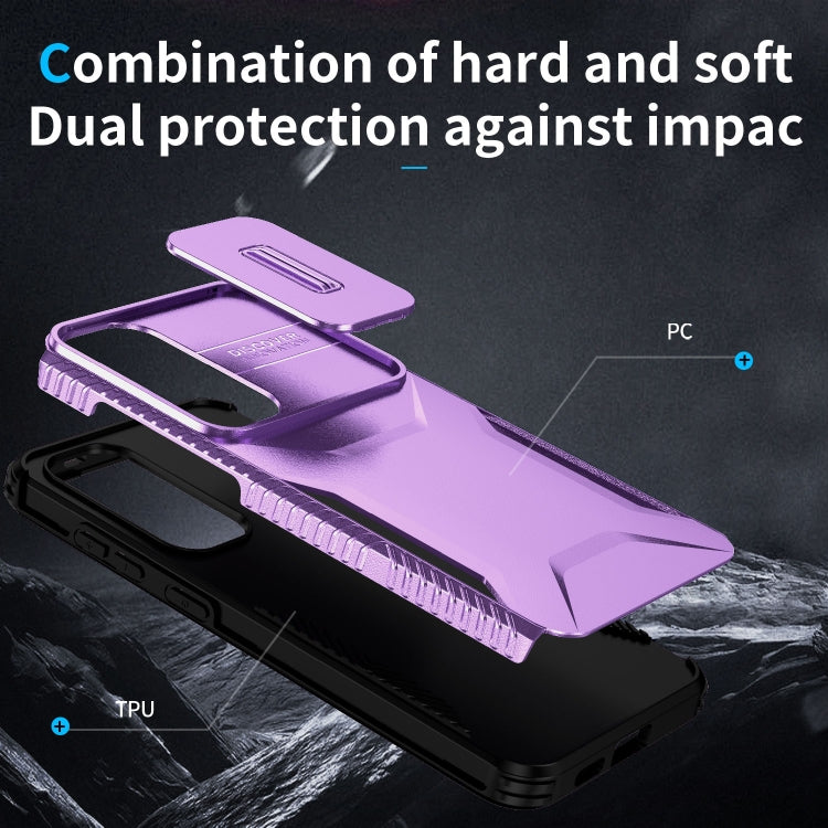 For Samsung Galaxy S25+ 5G / S24+ 5G Sliding Camshield Phone Case
