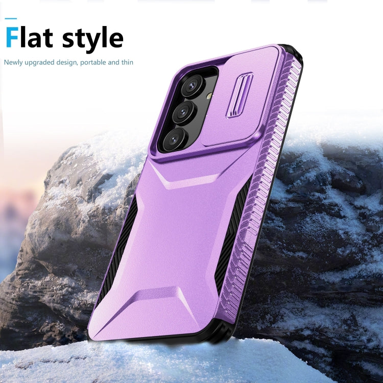 For Samsung Galaxy S25+ 5G / S24+ 5G Sliding Camshield Phone Case
