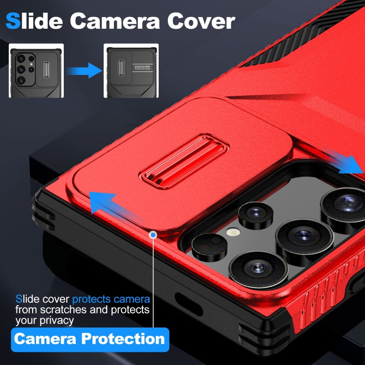 For Samsung Galaxy S24 Ultra 5G Sliding Camshield Phone Case