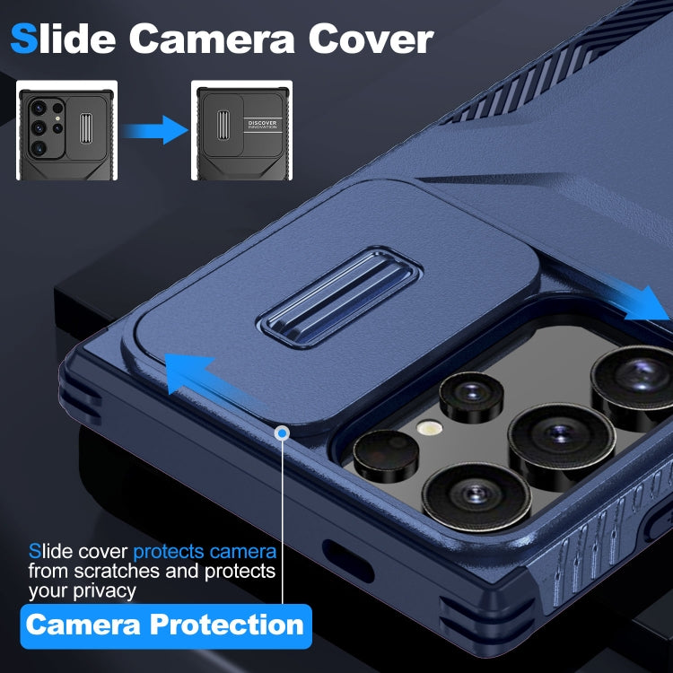 For Samsung Galaxy S24 Ultra 5G Sliding Camshield Phone Case